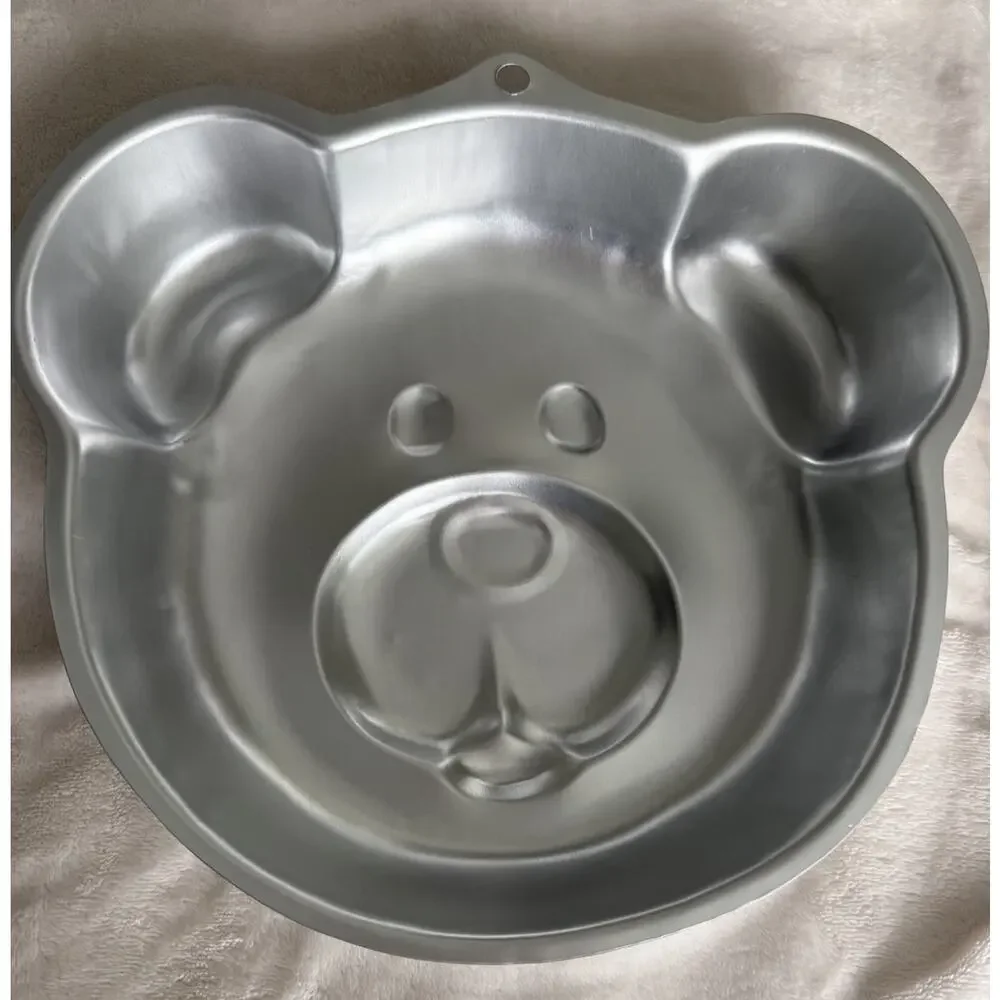 Wilton Animal Crackers Cake Pan 2105-4945 Panda Bear Teddy Bear Vintage 2004